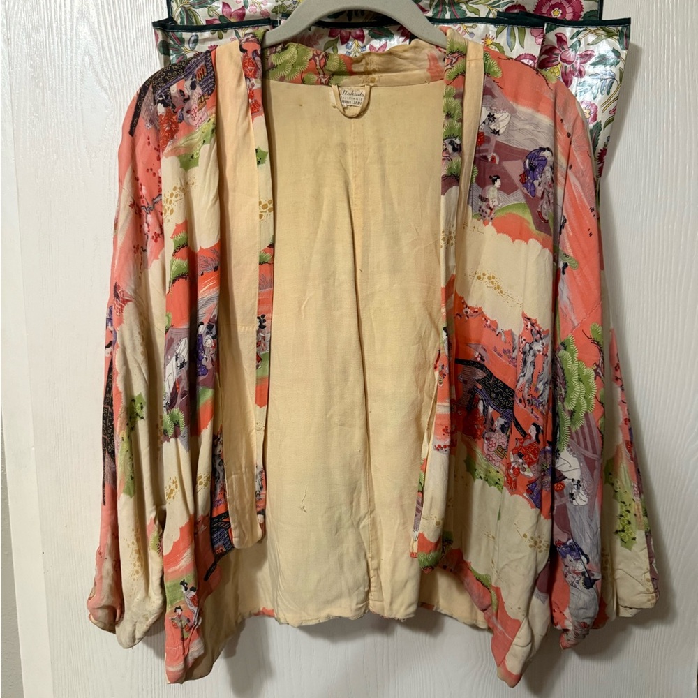 Vintage Floral Kimono Jacket